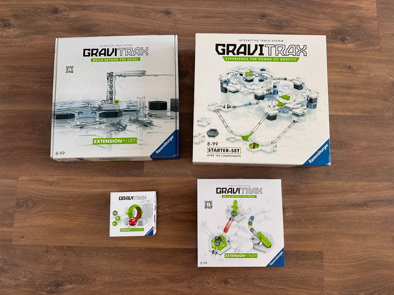 GraviTrax Starter Set + Lift, Push & Looping ZGAN, Ophalen, Zo goed als nieuw