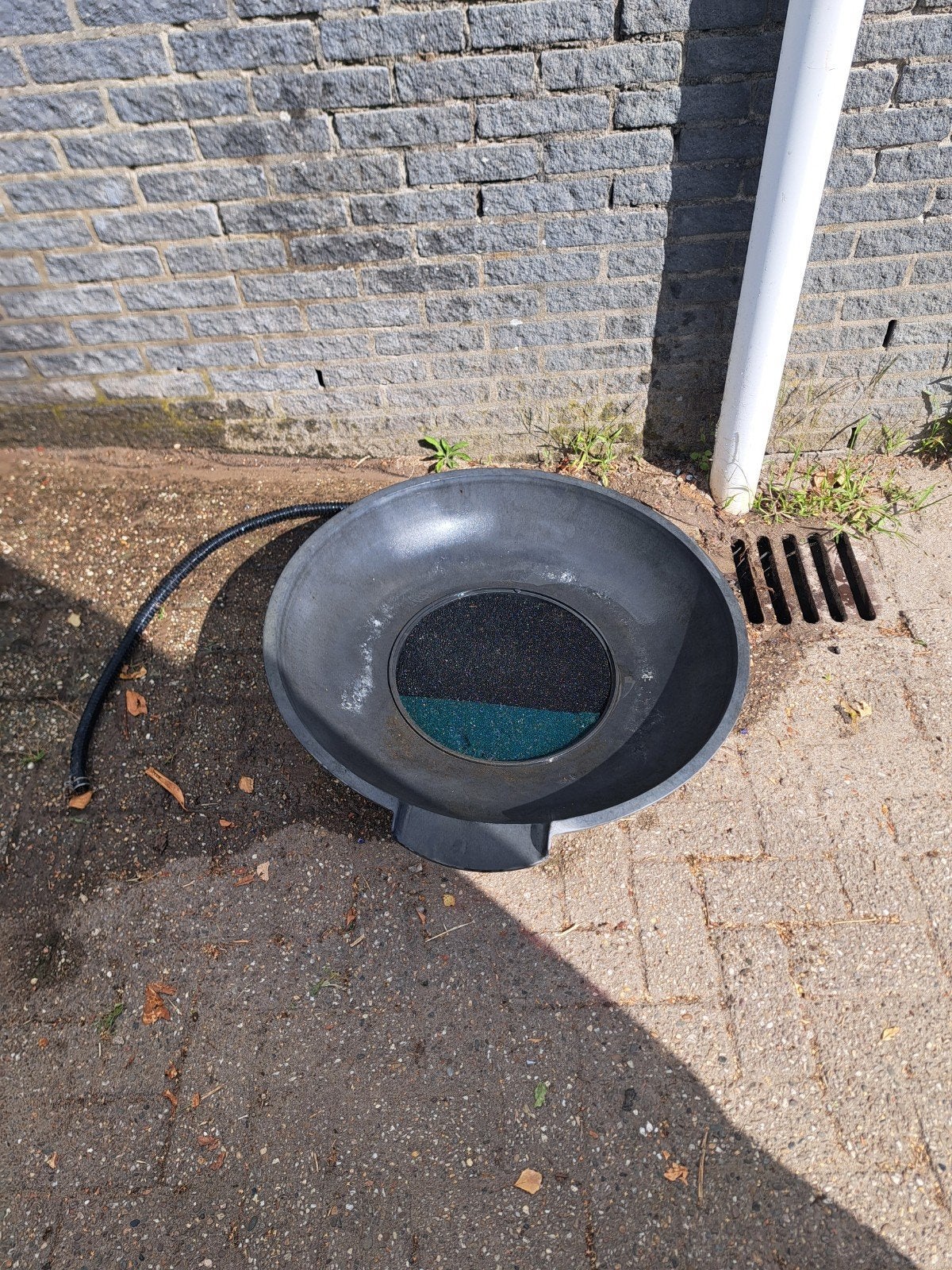 Waterornament met pomp - Gebruikt, Tuin en Terras, Waterpartijen en Fonteinen, Ophalen, Gebruikt, Kunststof, Waterornament