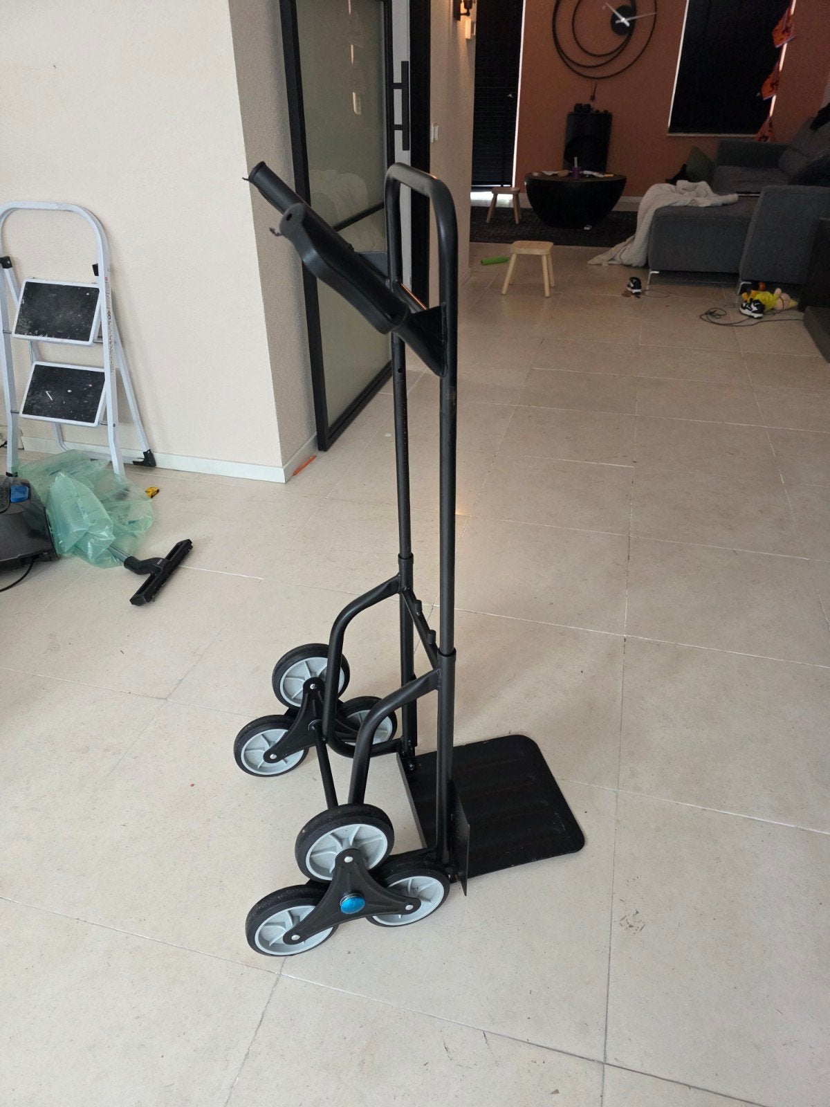Steekwagen met trapklimfunctie, Ophalen, Steekwagen