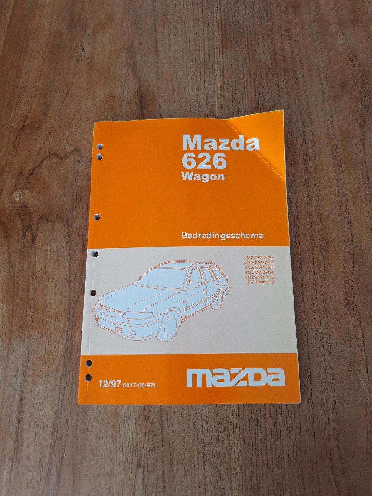 Mazda 626 bedradingsschema, Ophalen of Verzenden