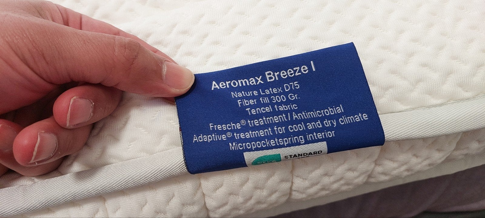 AEROMAX BREEZE topper + 2 mattress, Ophalen, Zo goed als nieuw