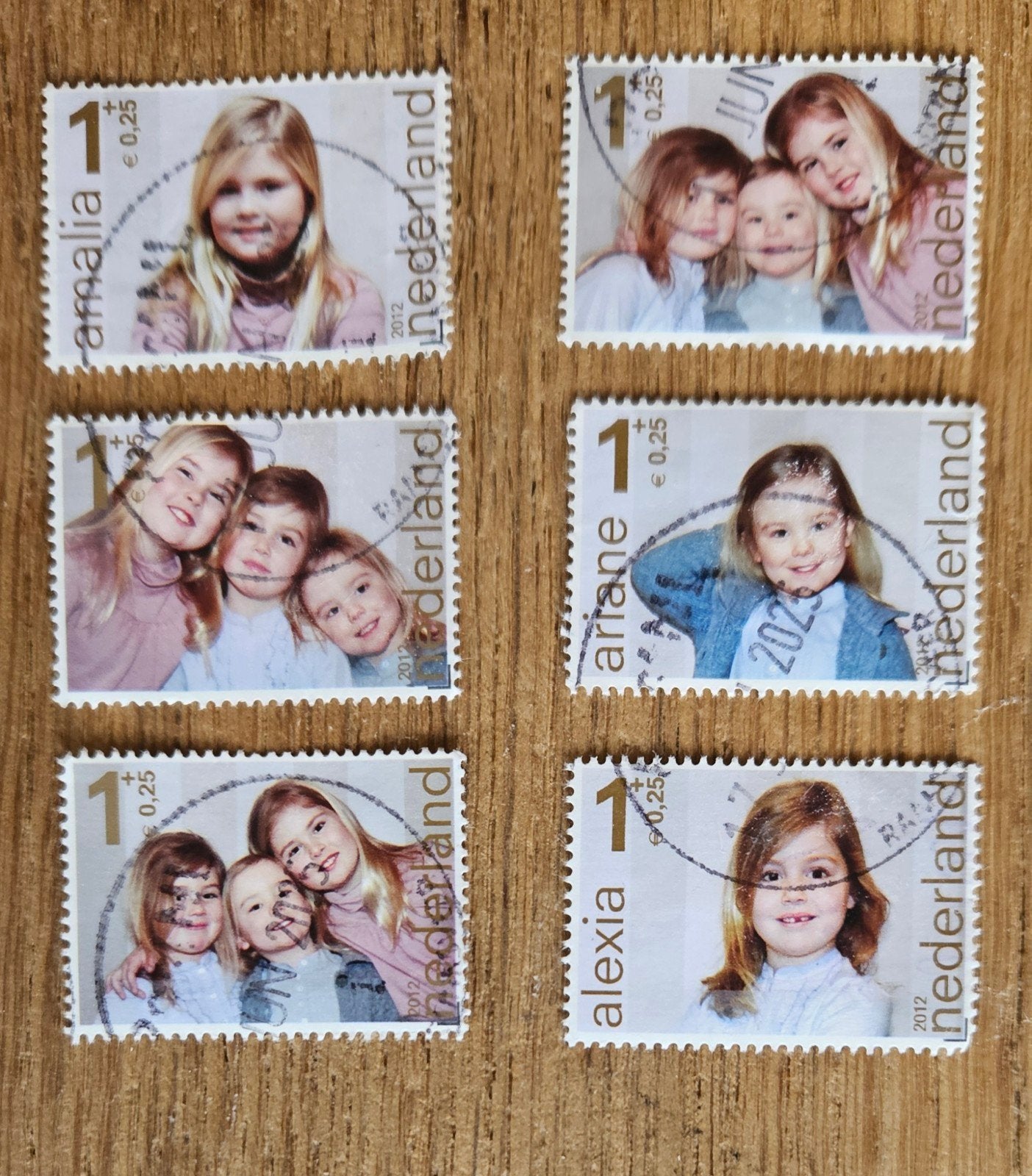 2012 NL kinderpostzegels Koninklijke Familie, Ophalen of Verzenden, Na 1940, Gestempeld