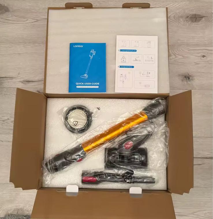 Laresar Discharge Battery vacuum cleaner Handheld, Verzenden, Zo goed als nieuw