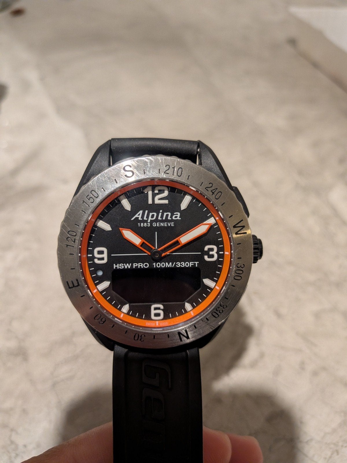 Alpina HSW PRO 100M/330FT Polshorloge, Ophalen of Verzenden, Overige merken
