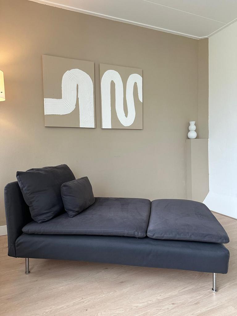 IKEA Söderhamn lounge bank · nauwelijks gebruikt, Ophalen, 90 cm, Tweepersoons, 190 cm of minder