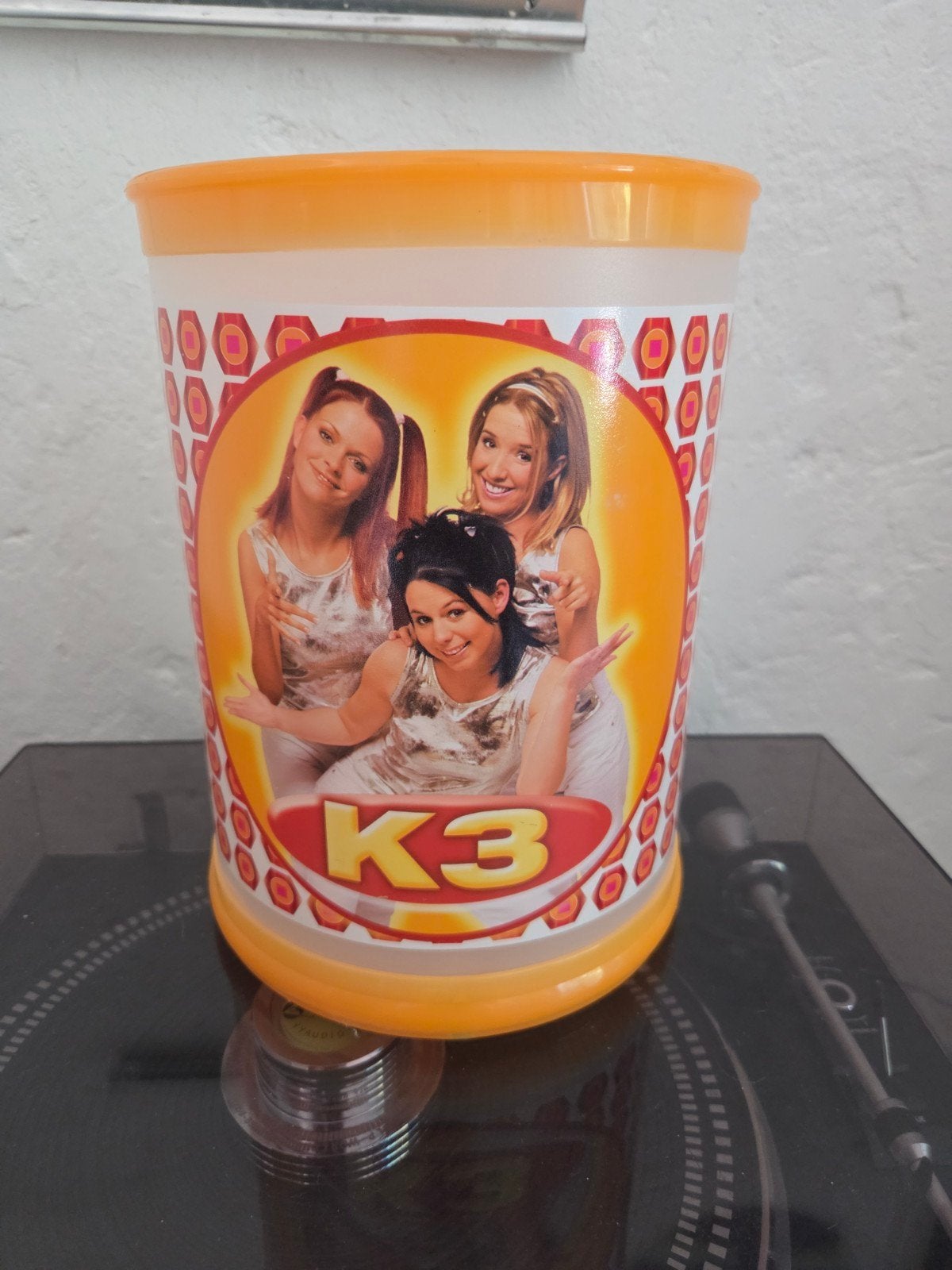 Vintage K3 Prullenmand / Opbergbak Karen Kristel Kathleen, Ophalen of Verzenden, Zo goed als nieuw, Gebruiksvoorwerp