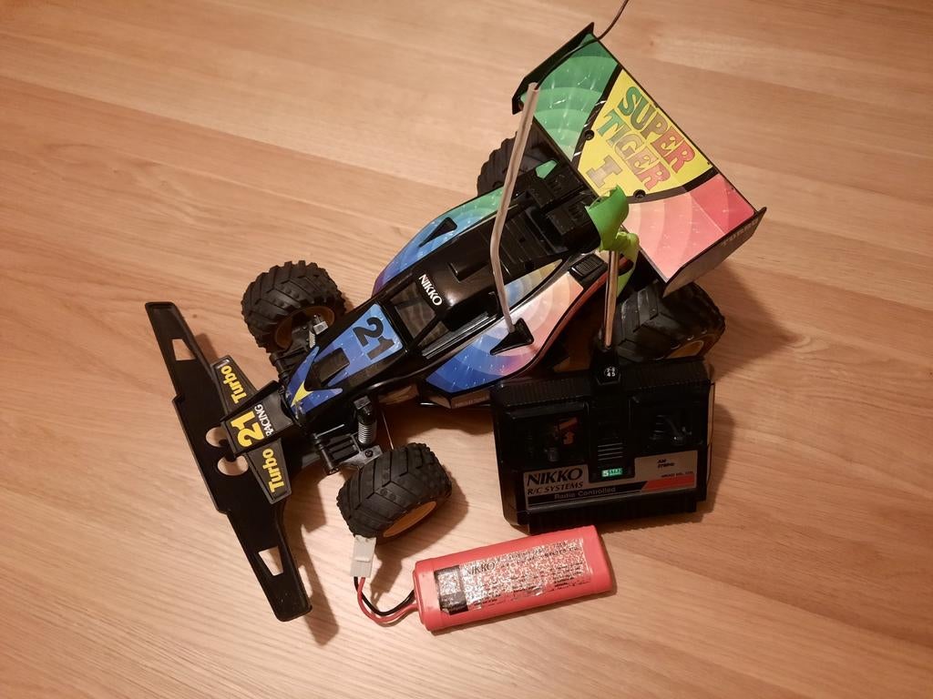 Nikko Super Dragon / Tiger vintage RC, Hobby en Vrije tijd, Modelbouw | Radiografisch | Auto's, Elektro, Gebruikt, Auto offroad