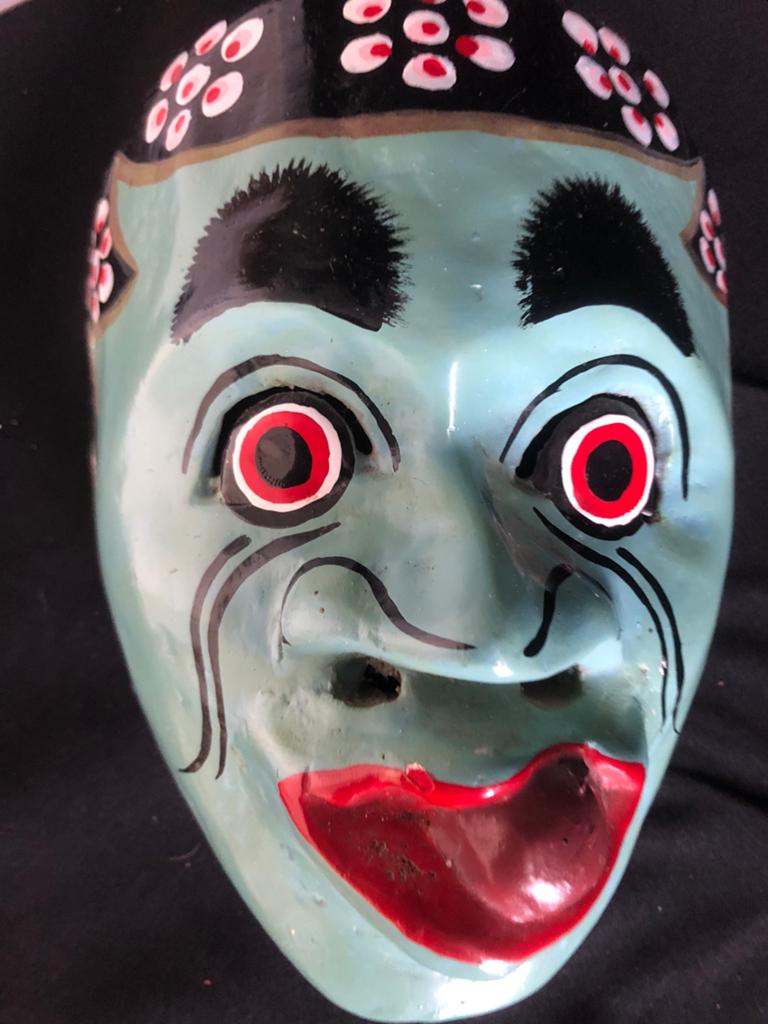 Vintage Balinees masker 20x15cm, Ophalen of Verzenden