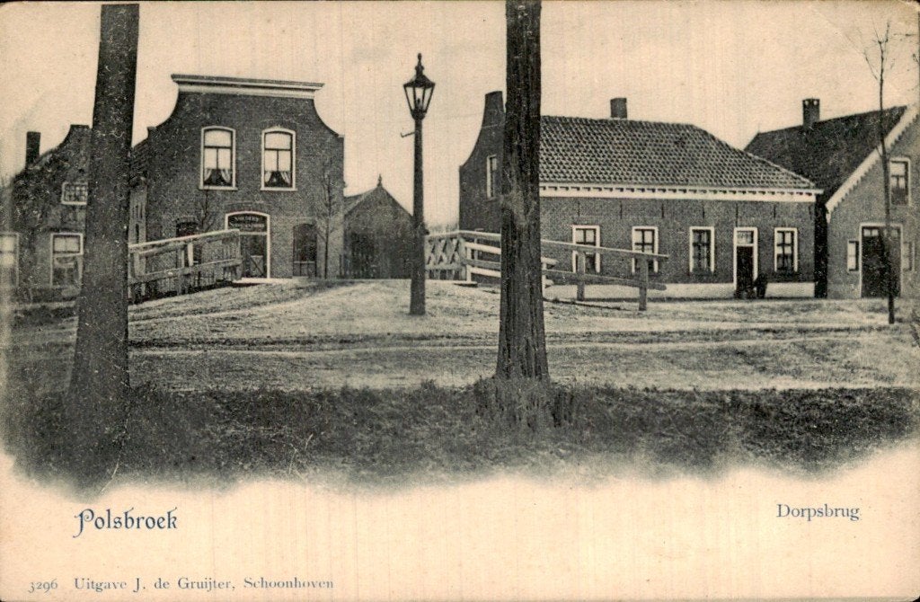Polsbroek - Dorpsbrug - Gezicht, Ophalen of Verzenden, Voor 1920, Ongelopen, Utrecht