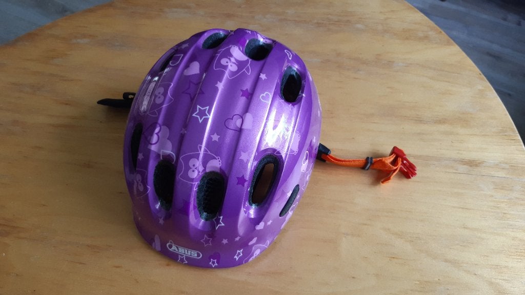 Abus Kinder fietshelm, Meisje, Overige maten, Ophalen of Verzenden, Zo goed als nieuw
