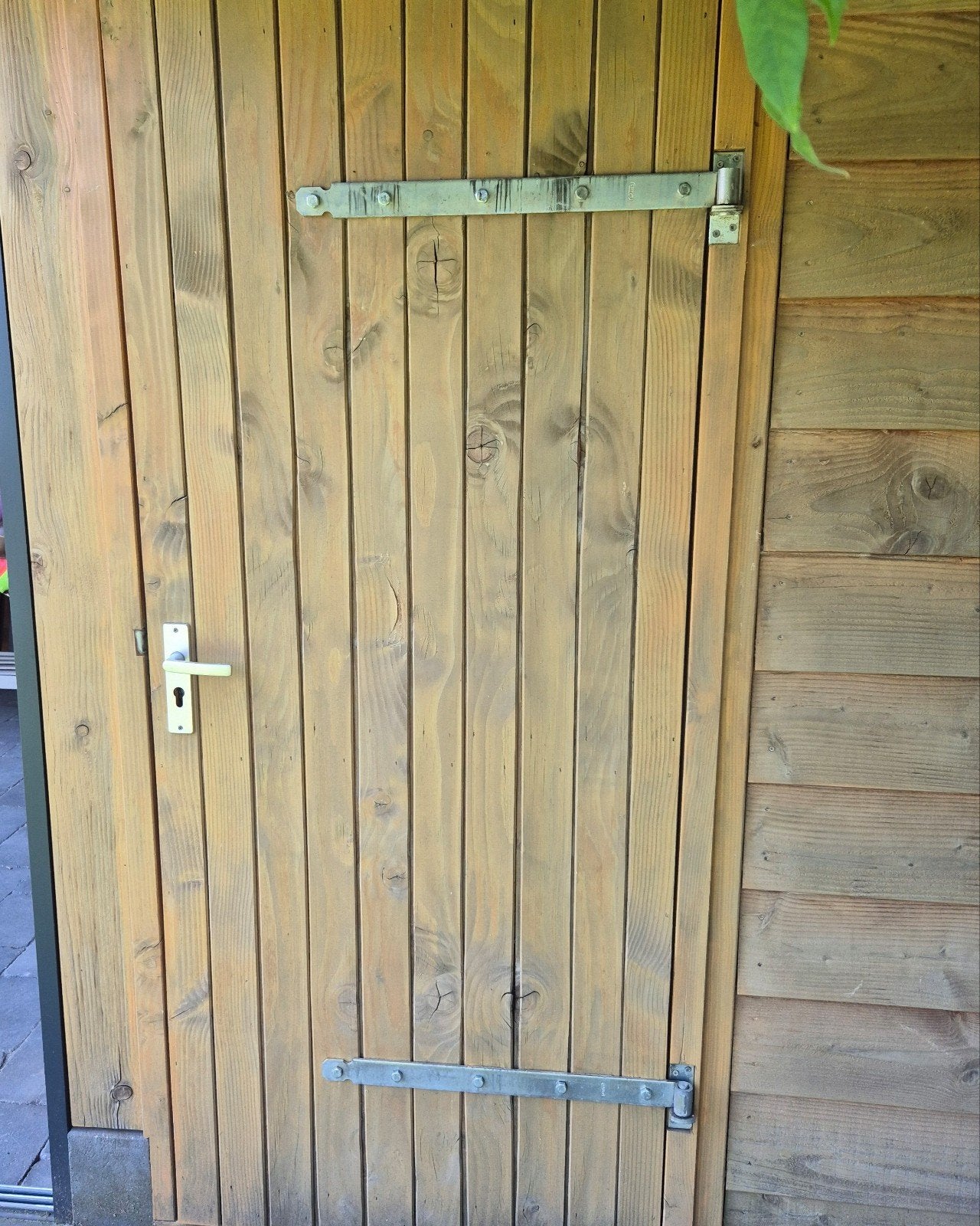 Douglas deur met kozijn, Ophalen, Gebruikt, 80 tot 100 cm, Buitendeur