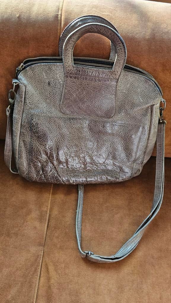 Leren tas Philomijn, Ophalen, Bruin, Handtas
