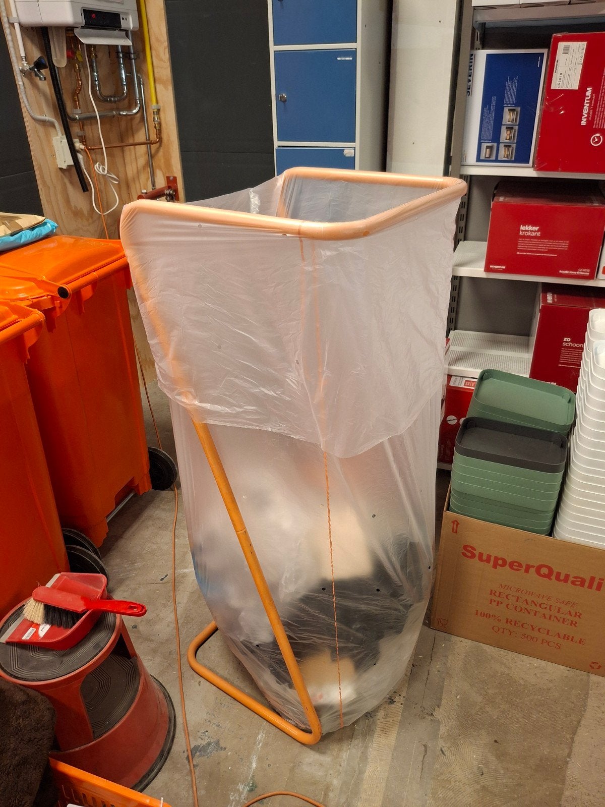 Vuilniszakhouder, Ophalen, Gebruikt, 40 liter of meer, 75 – 100