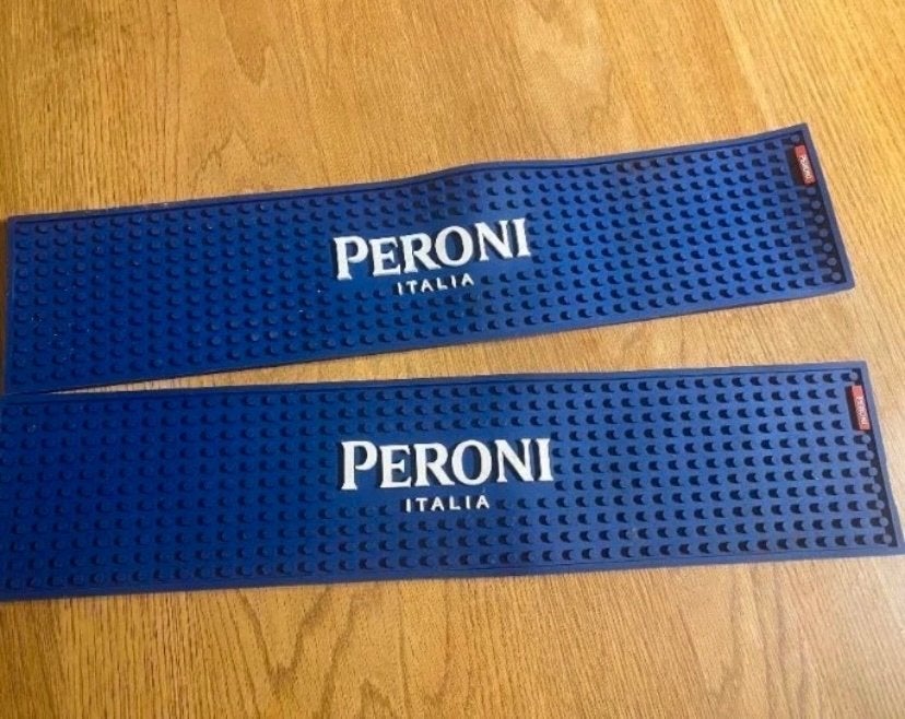 Peroni Italia Bar Matten (2 stuks), Ophalen of Verzenden, Gebruikt, Overige typen, Overige merken