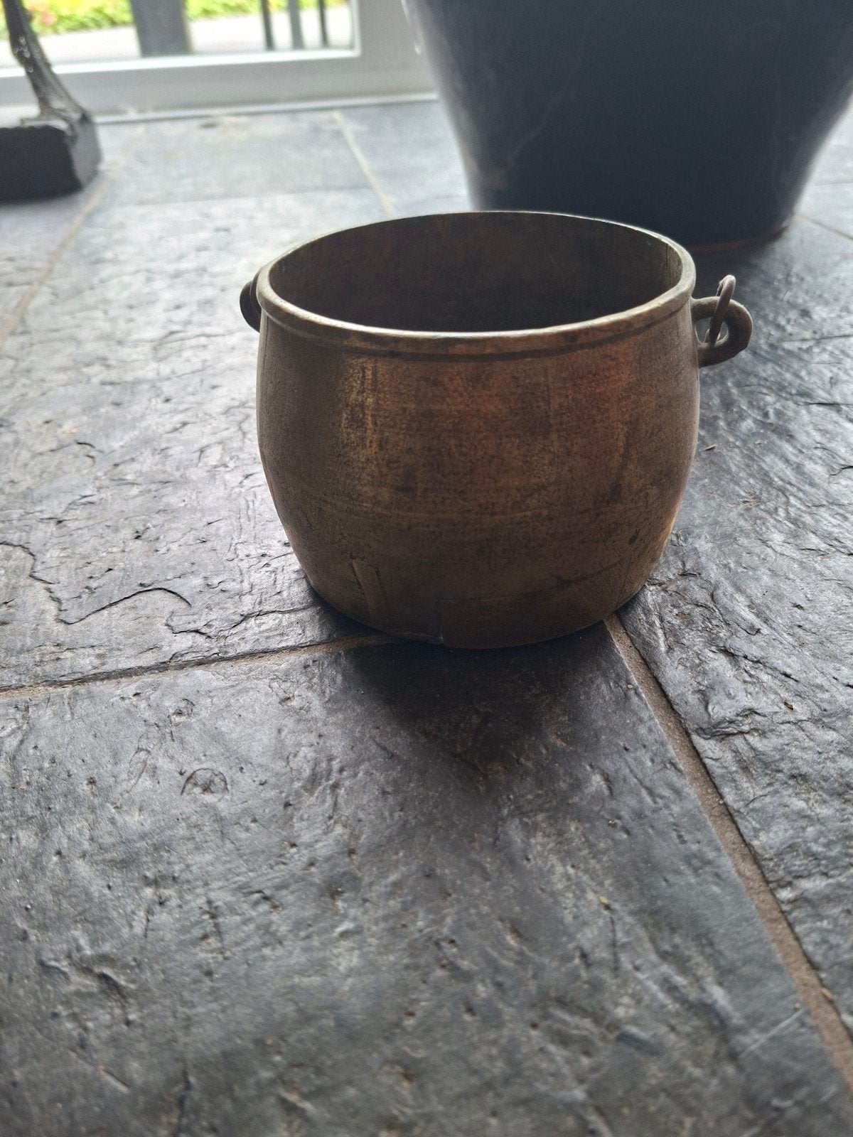 Antieke koperen pot met handvatten, Antiek en Kunst, Antiek | Koper en Brons, Ophalen, Koper