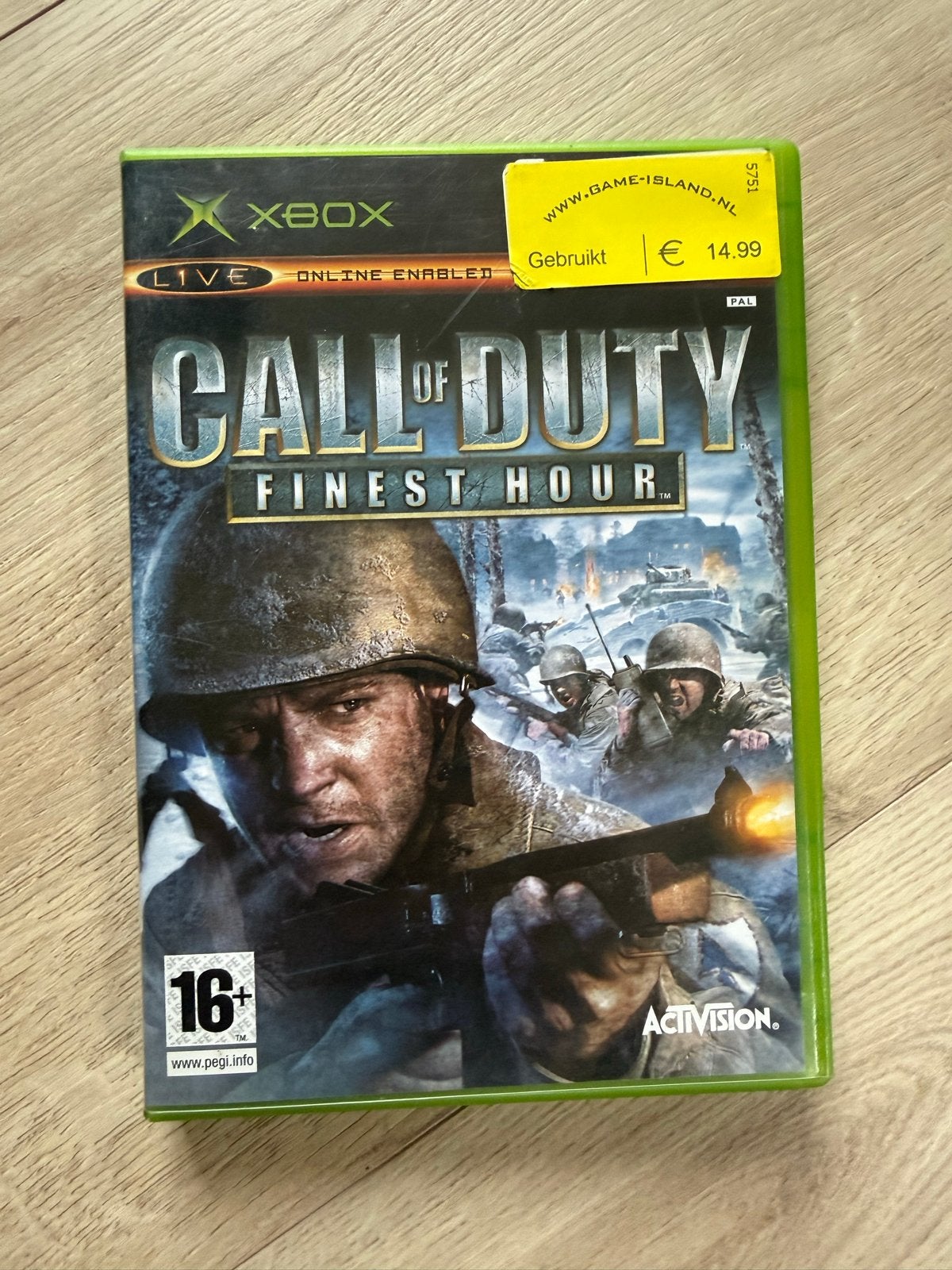Call of Duty: Finest Hour - Xbox (Gebruikt), Online, Gebruikt, Shooter, 1 speler