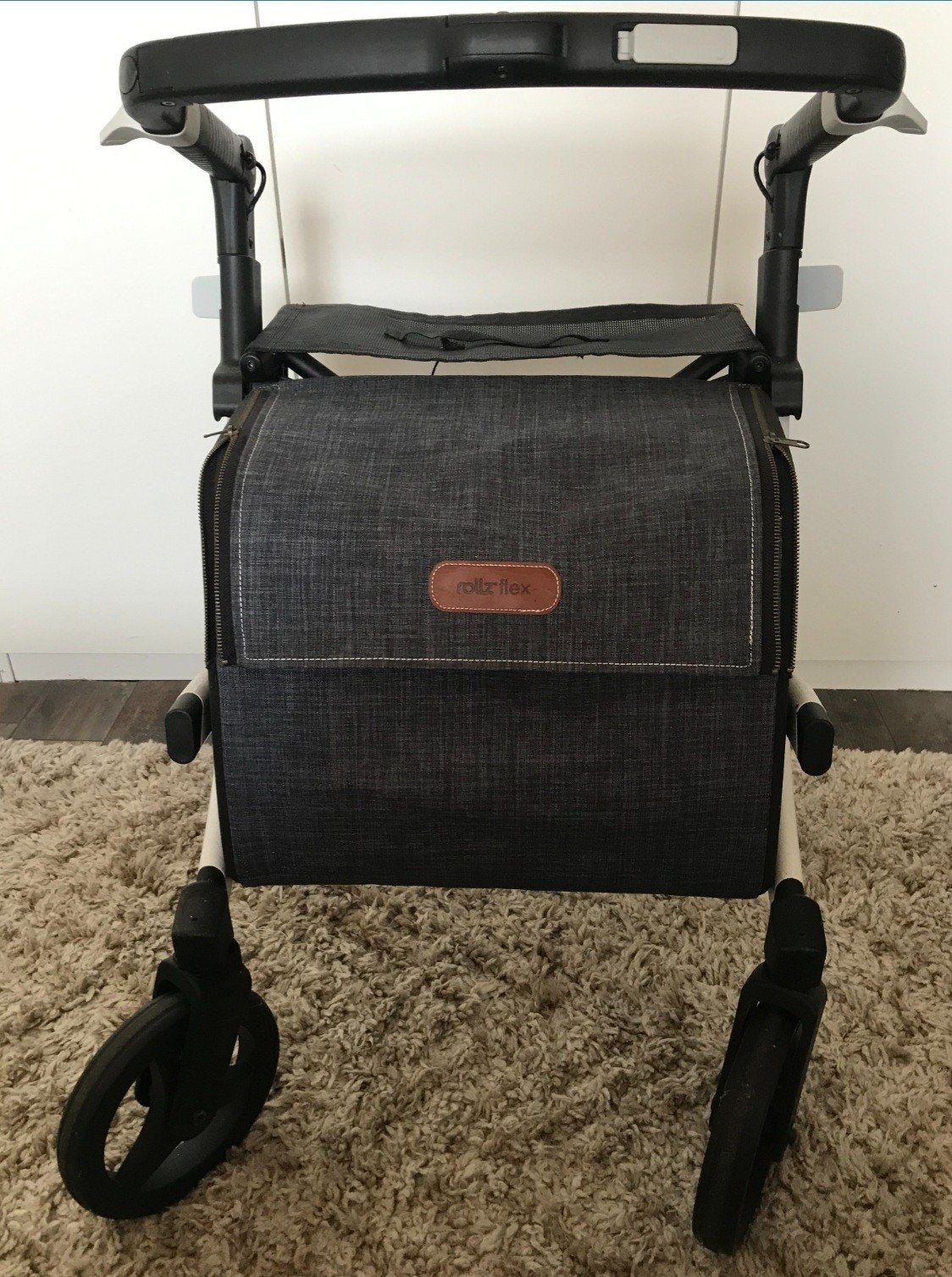 Rollzflex Rollator met Jeanstas, Diversen, Rollators, Ophalen of Verzenden, Opvouwbaar, Zo goed als nieuw