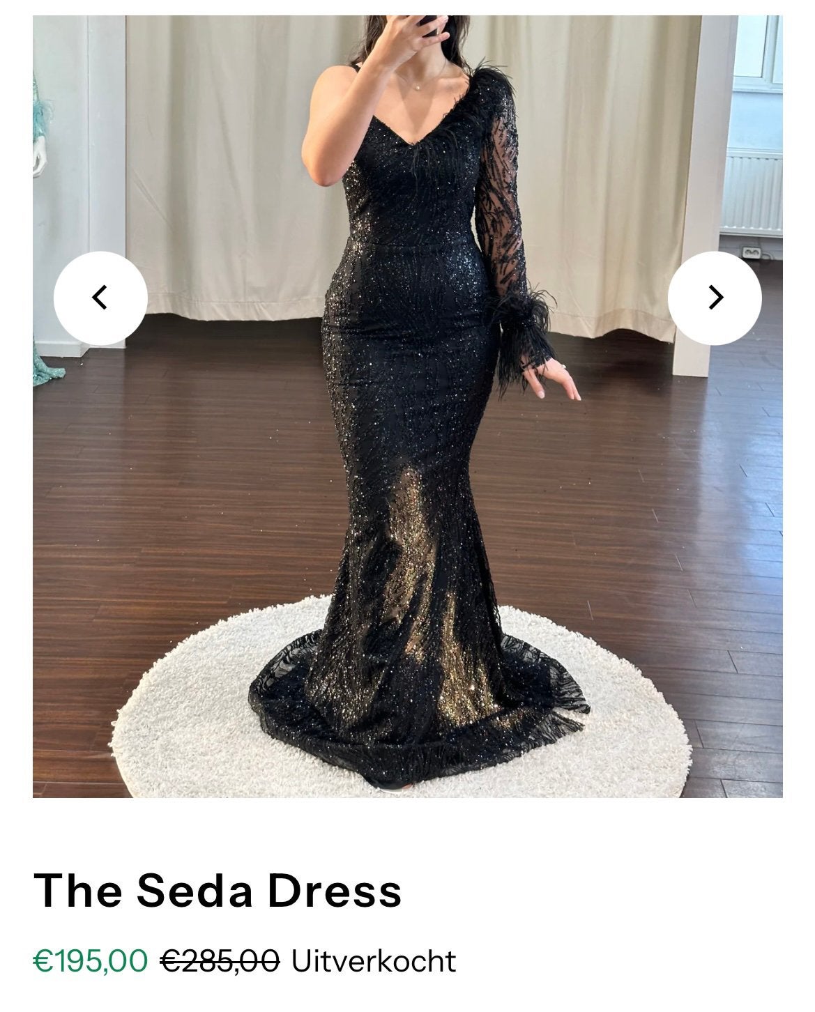 Gala jurk zwart maat (42), Kleding | Dames, Galajurk, Zwart, Maat 42/44 (L), Ophalen of Verzenden