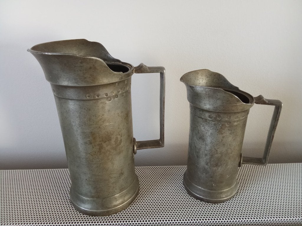 Kan of pot in tin 2 stuks, Ophalen of Verzenden