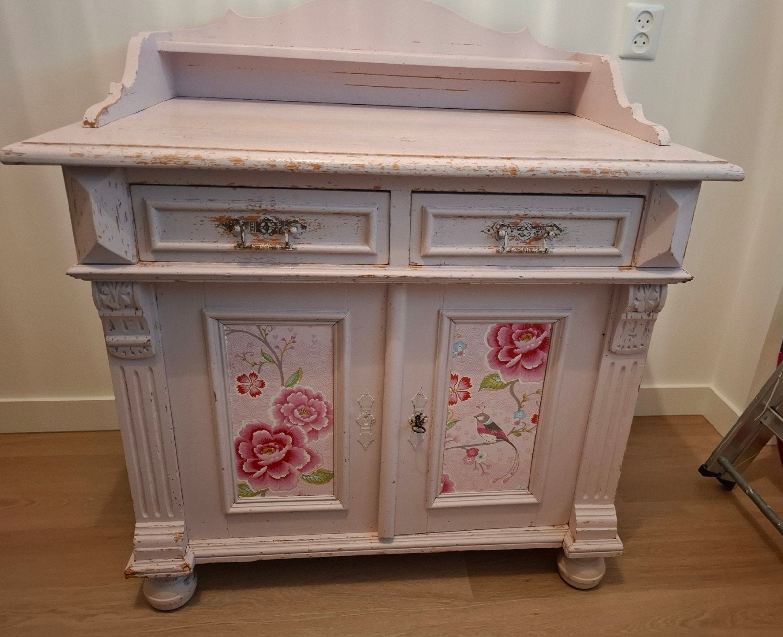 Gepimpte antieke commode, Ophalen, Gebruikt, 50 tot 70 cm, 100 cm of meer