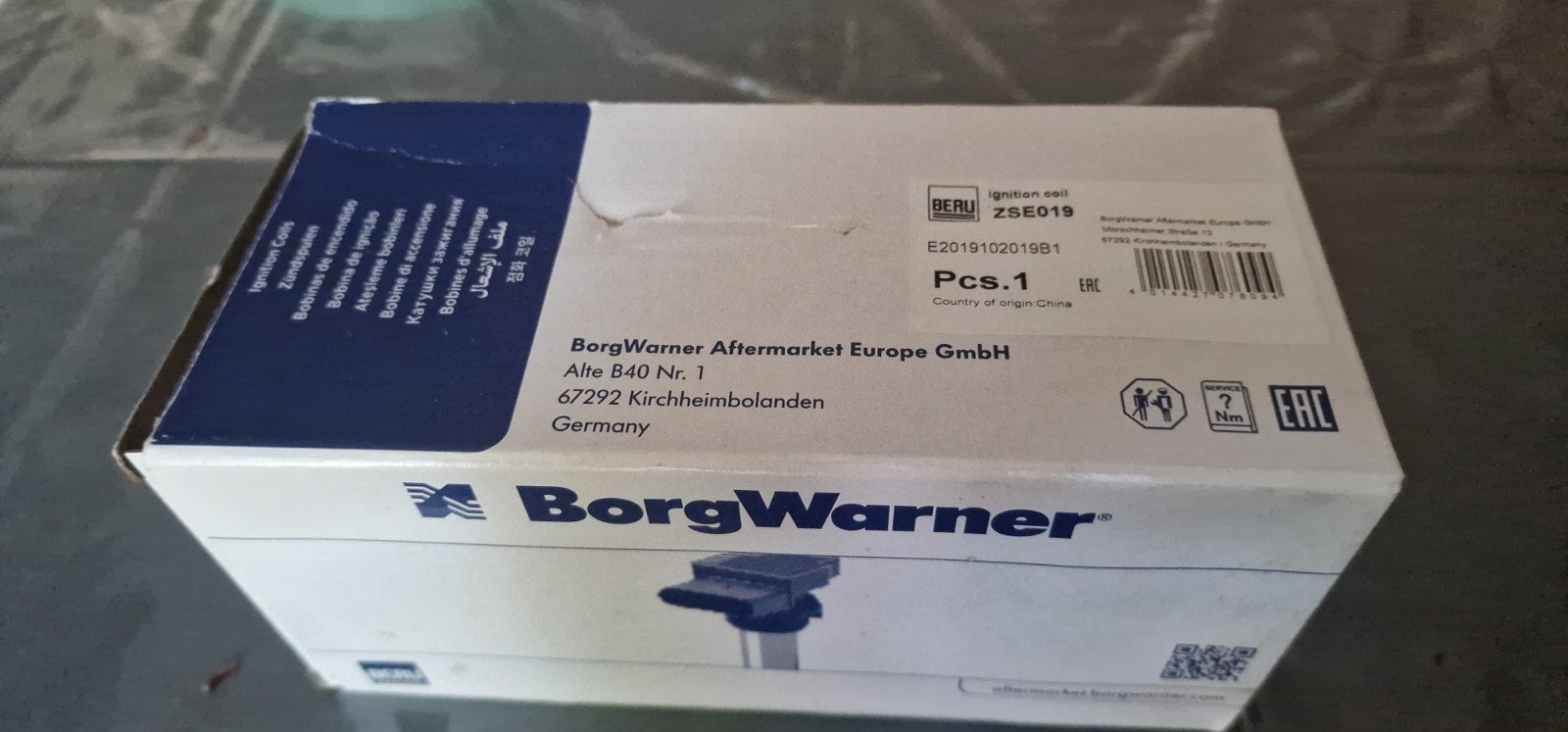 BERU Bobine ZSE019 - Nieuw in doos Volvo V70n, Ophalen of Verzenden, Nieuw, Overige automerken