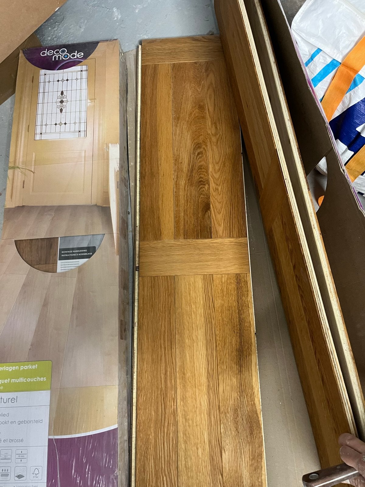 Deco Mode Meerlagen Parket Natuurlijk Hout, Doe-het-zelf en Verbouw, Parket, Nieuw, Ophalen of Verzenden, Minder dan 5 m²