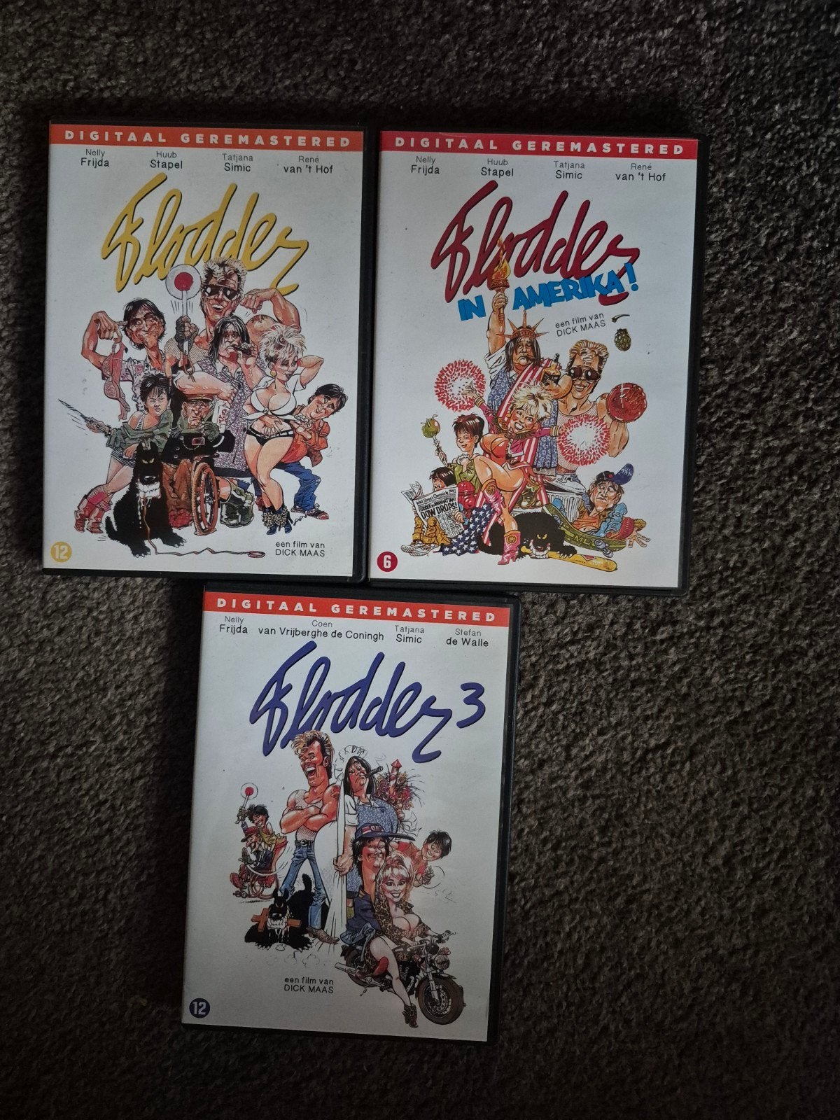 Flodder DVD Boxset - De complete trilogie, Gebruikt, Nederlands, Overige genres, Remastered