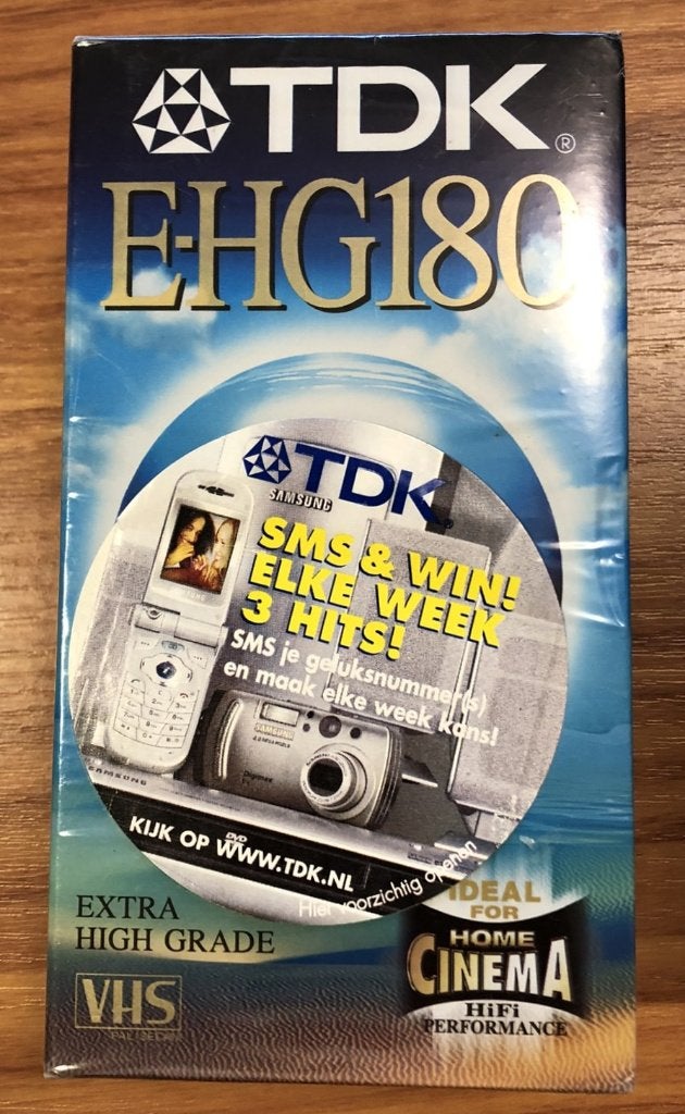 3 Video VHS Tapes TDK E-HG180 Minuten videobanden, Alle leeftijden, Overige genres, Ophalen of Verzenden, Nieuw in verpakking