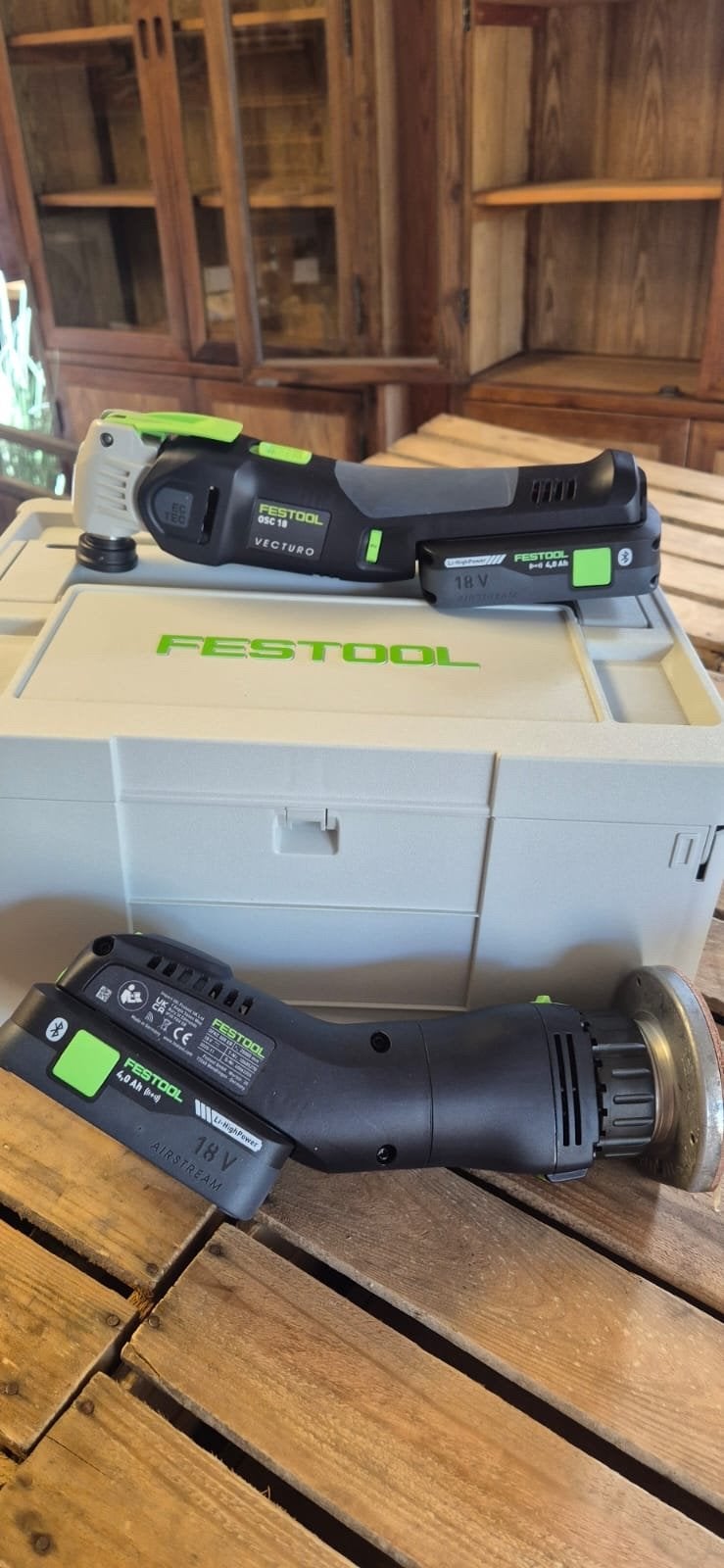 Festool Vecturo OSC 18V en Festool OFKC 500 R3 EB, Ophalen, Nieuw