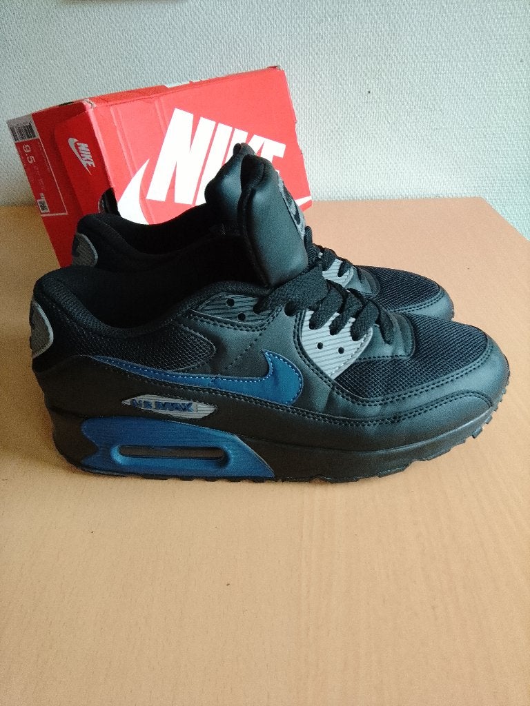 Nike Air Max Sneakers Maat 43 - Zwart/Blauw, Kleding | Heren, Schoenen, Zwart, Nike, Ophalen of Verzenden, Sneakers of Gympen