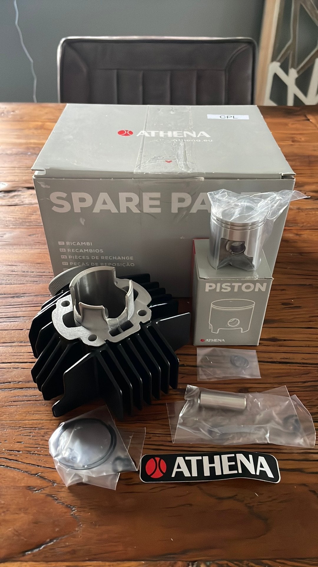 Nieuwe Athena 60cc Cilinderkit voor Yamaha FS1, Ophalen of Verzenden, Nieuw, Cilinder
