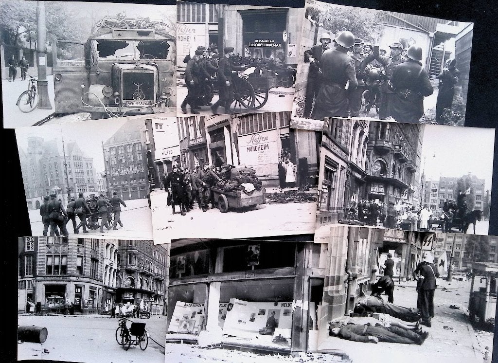 78 ANSICHTKAARTEN - FOTO’S WOII (en een aantal negatieven), Ophalen of Verzenden, Overige soorten, Nederland, Foto of Poster