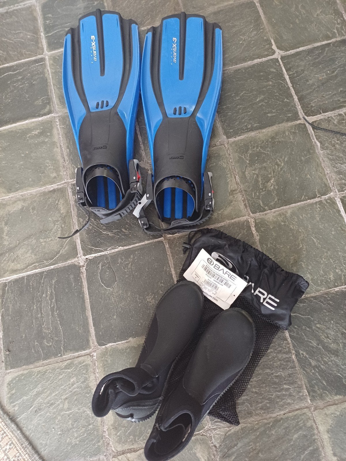 Mares Avantix 3 vinnen & Brave boots (diverse maten), Ophalen of Verzenden, Zwem- of Duikvliezen