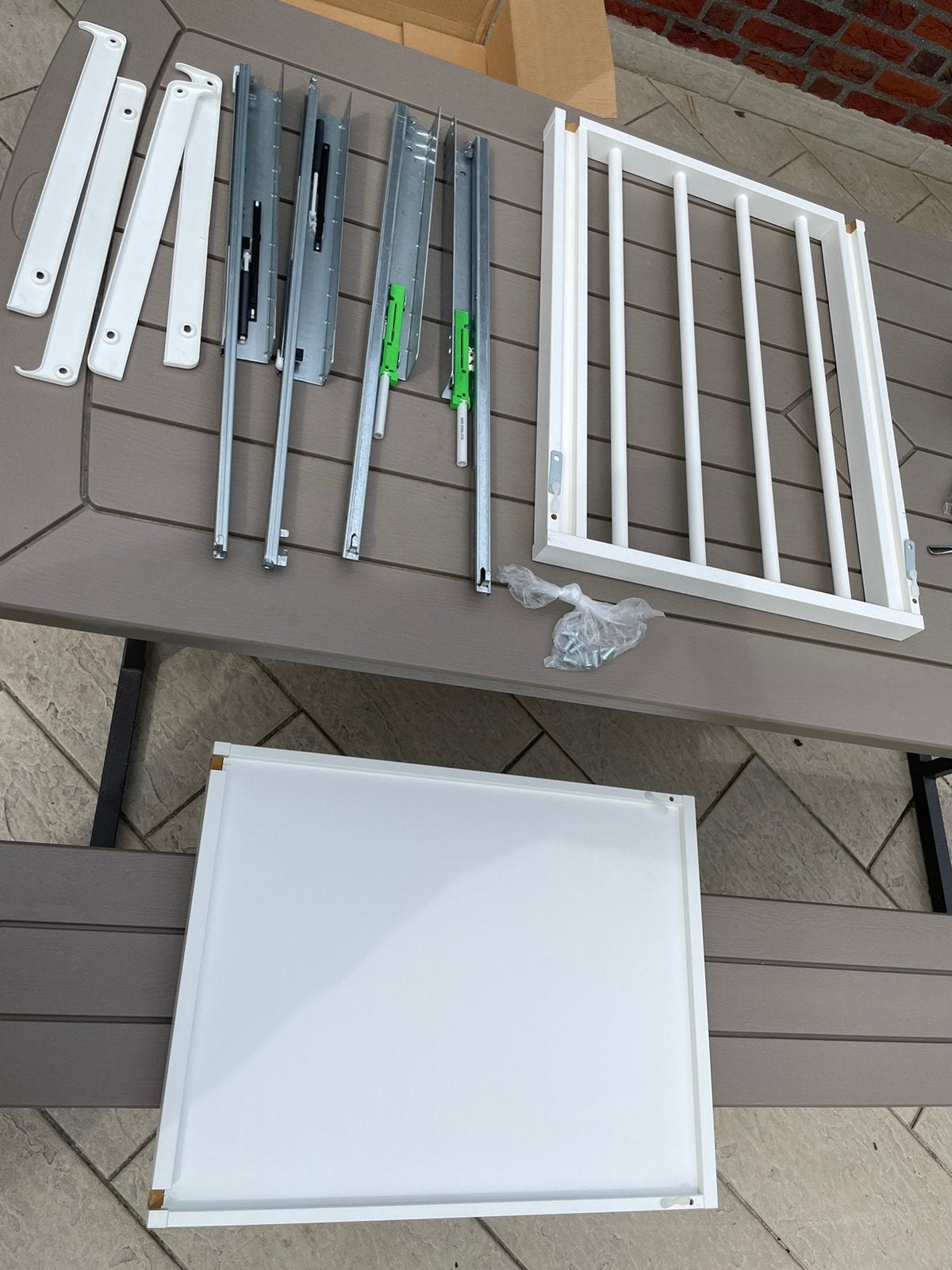 Ikea uittrekbare broekenhanger & plank, Ophalen, 25 tot 50 cm, Minder dan 50 cm, Minder dan 100 cm