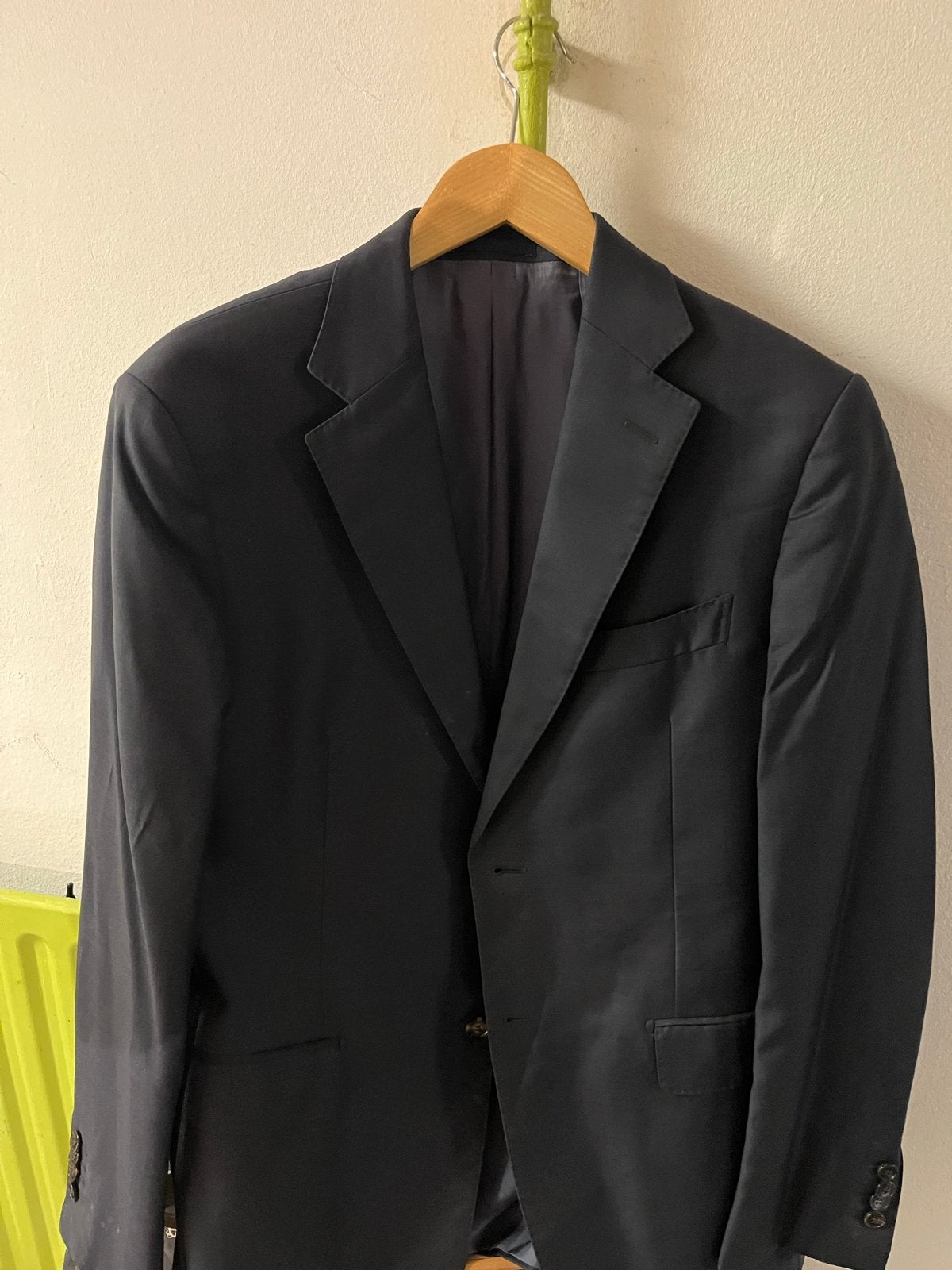 Suitsupply Colbert maat 48/50 Donkerblauw Super 110's Wol, Ophalen of Verzenden, Zo goed als nieuw, Overige maten, Blauw