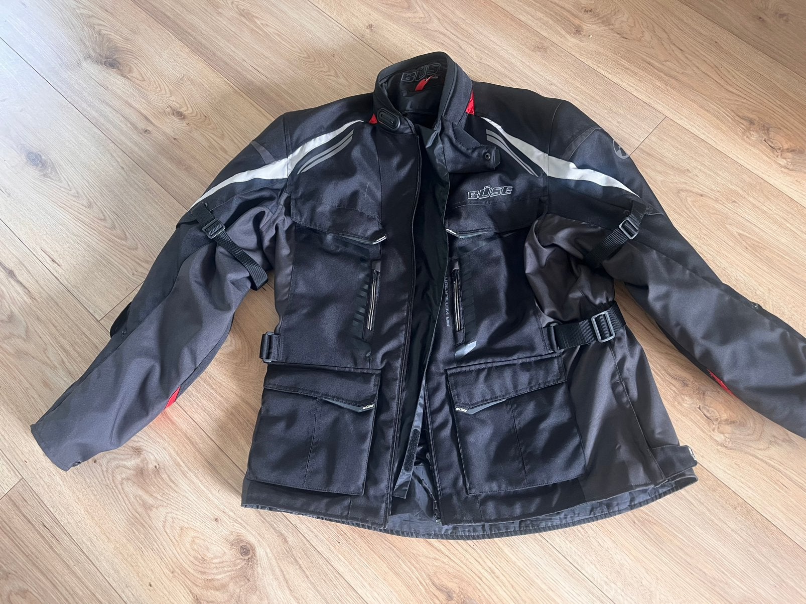 Stoere motorjack van het merk Buse maat XL, Ophalen of Verzenden, Tweedehands, Heren, Jas | textiel