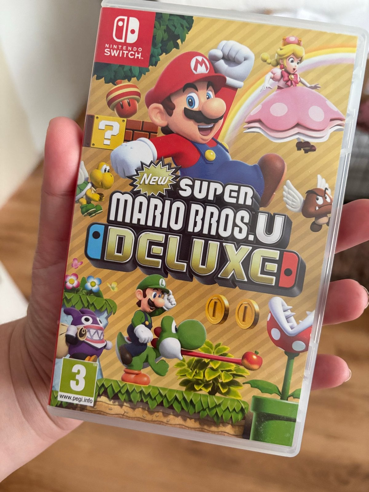 New Super Mario Bros. U Deluxe Nintendo Switch, Eén computer, Ophalen of Verzenden, Zo goed als nieuw, Platform