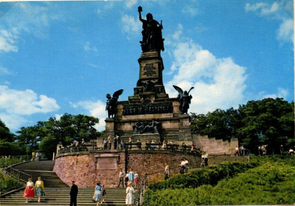 1 Ansichtkaart Rüdesheim Duitsland 1976., Ophalen of Verzenden, 1960 tot 1980, Ongelopen, Duitsland