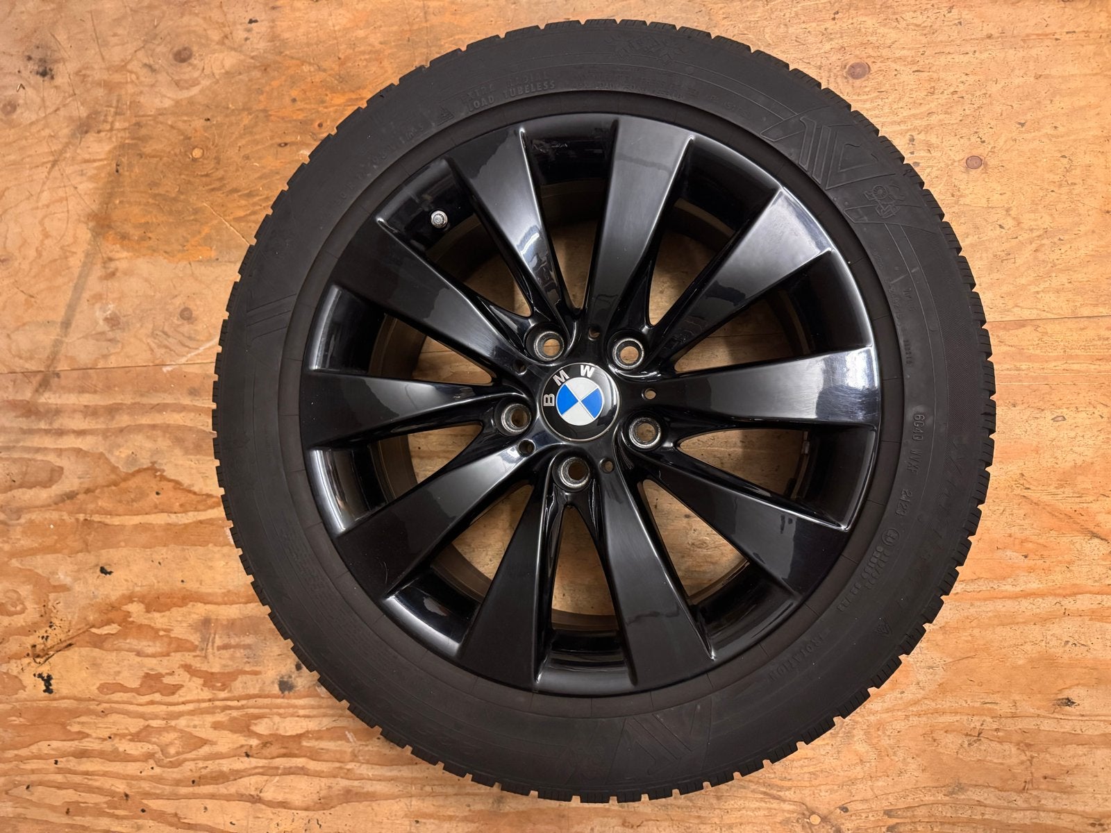 Originele BMW velgen 17 inch Style 413 zwart, Ophalen, Gebruikt, Banden en Velgen, 17 inch