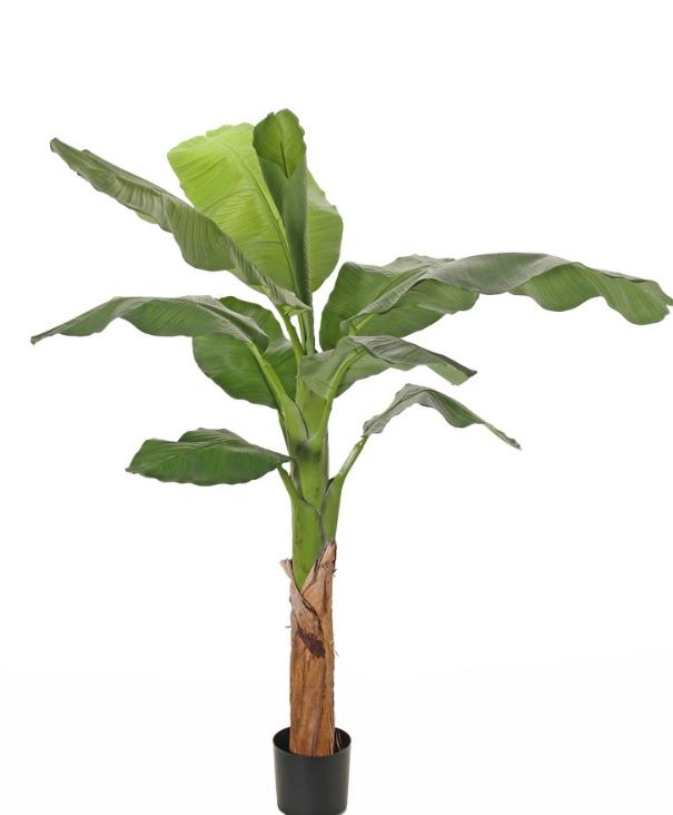 150 Cm Bananenboom kunstplant, Ophalen, Binnen, Groen, Kunstplant