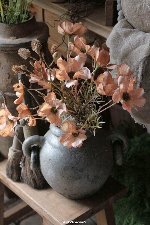 Kruik met bloemen compleet, Huis en Inrichting, Woonaccessoires | Overige, Nieuw, Ophalen of Verzenden