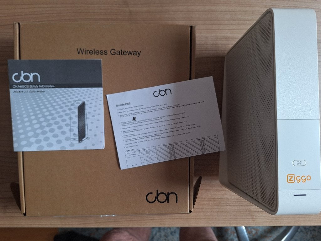 CBN Modem CH7465CE Nieuw!, Ophalen of Verzenden, Nieuw
