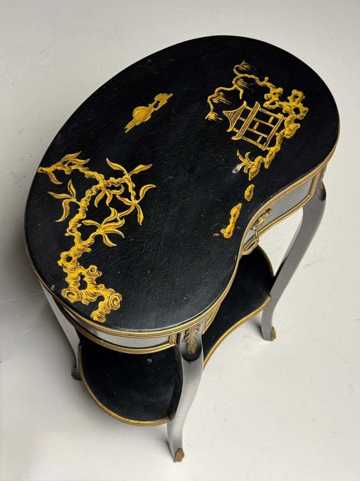 Set van 2 chinoiserie nachtkastjes, Ophalen, Zo goed als nieuw, Minder dan 45 cm, Minder dan 55 cm