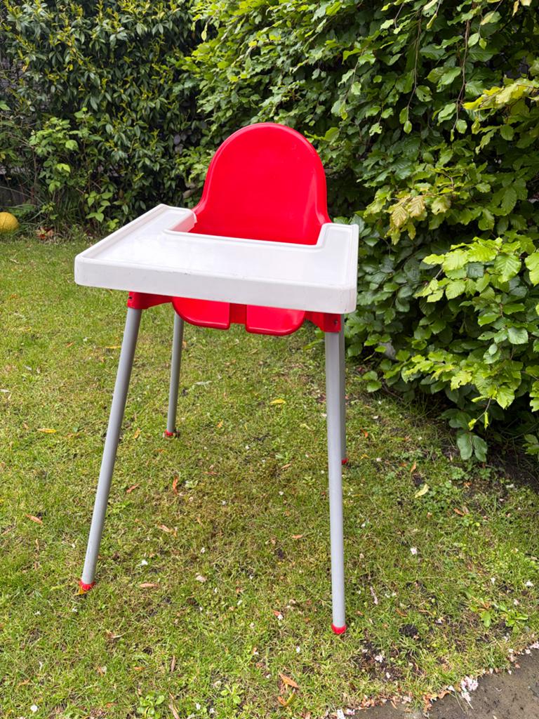 IKEA kinderstoel met afneembaar dienblad, Ophalen, Gebruikt, Overige typen, Afneembaar eetblad