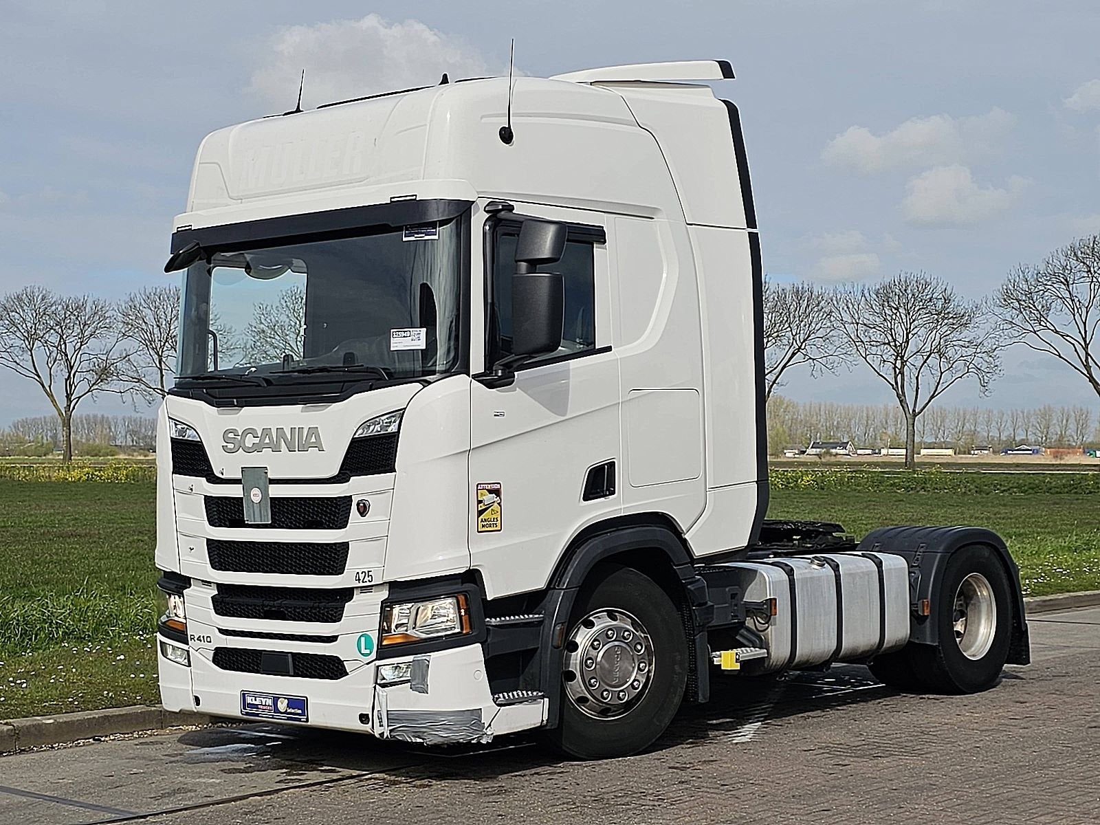 SCANIA R410 retarder 2x tank, Auto's, Vrachtwagens, Automaat, Euro 6, Scania, Wit