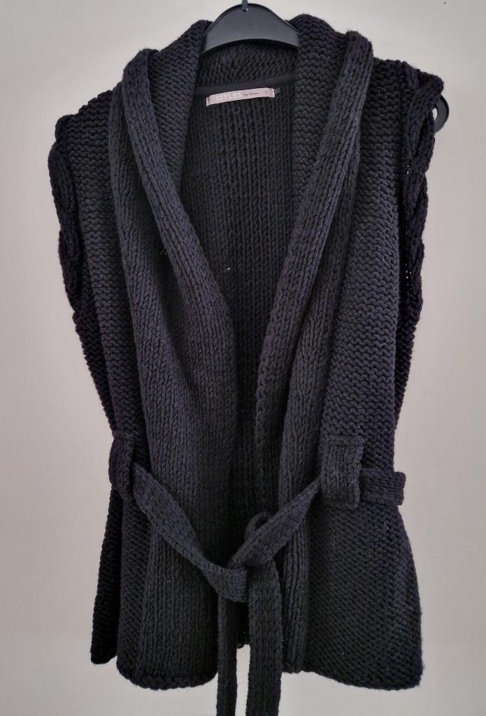 Zwart mouwloos dames vest Steps maat L zgan, Zwart, Maat 42/44 (L), Ophalen of Verzenden, Zo goed als nieuw