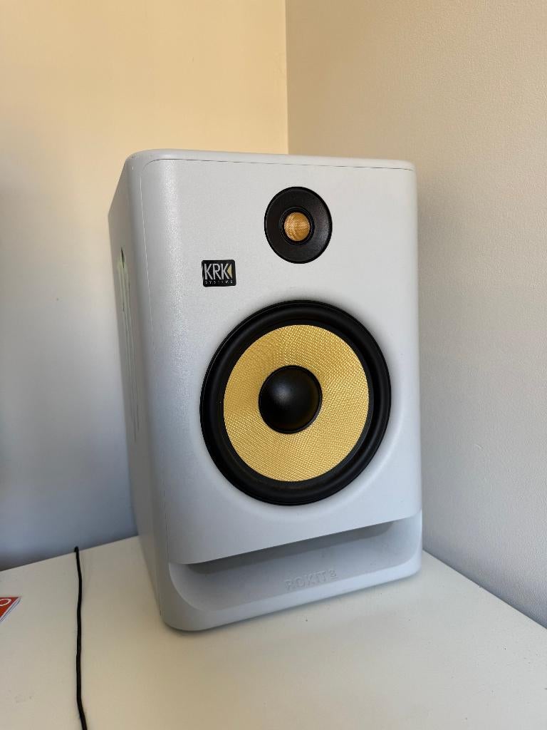 KRK Rokit G8 wit speaker set, Ophalen, Zo goed als nieuw, Audio