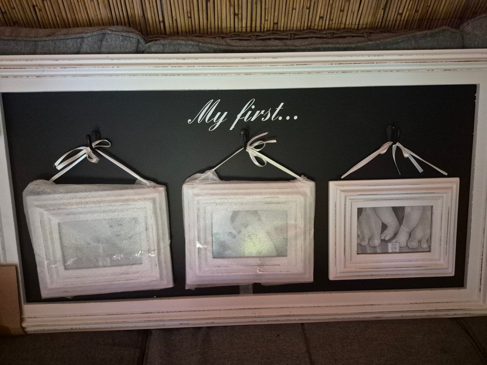 Riviera Maison 'My First...' Fotolijst, Huis en Inrichting, Ophalen, Nieuw, Collagelijst, Wit