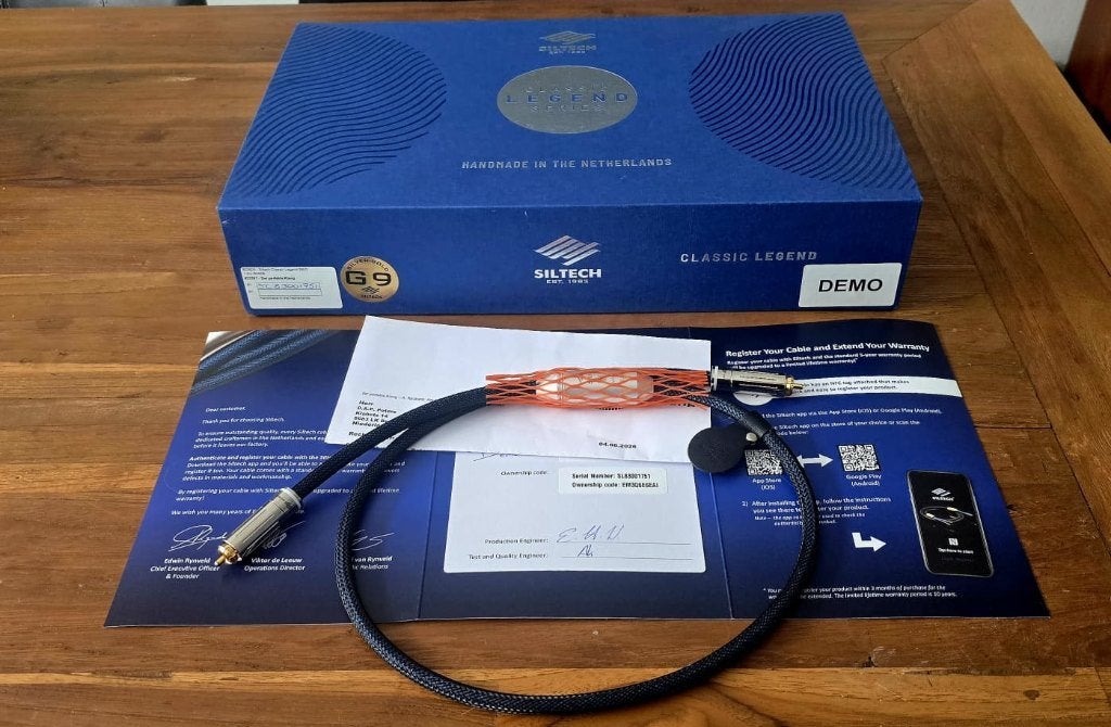 Siltech classic Legend 380D Interconnect (G9), Audio, Tv en Foto, Audiokabels en Televisiekabels, Ophalen, Minder dan 2 meter