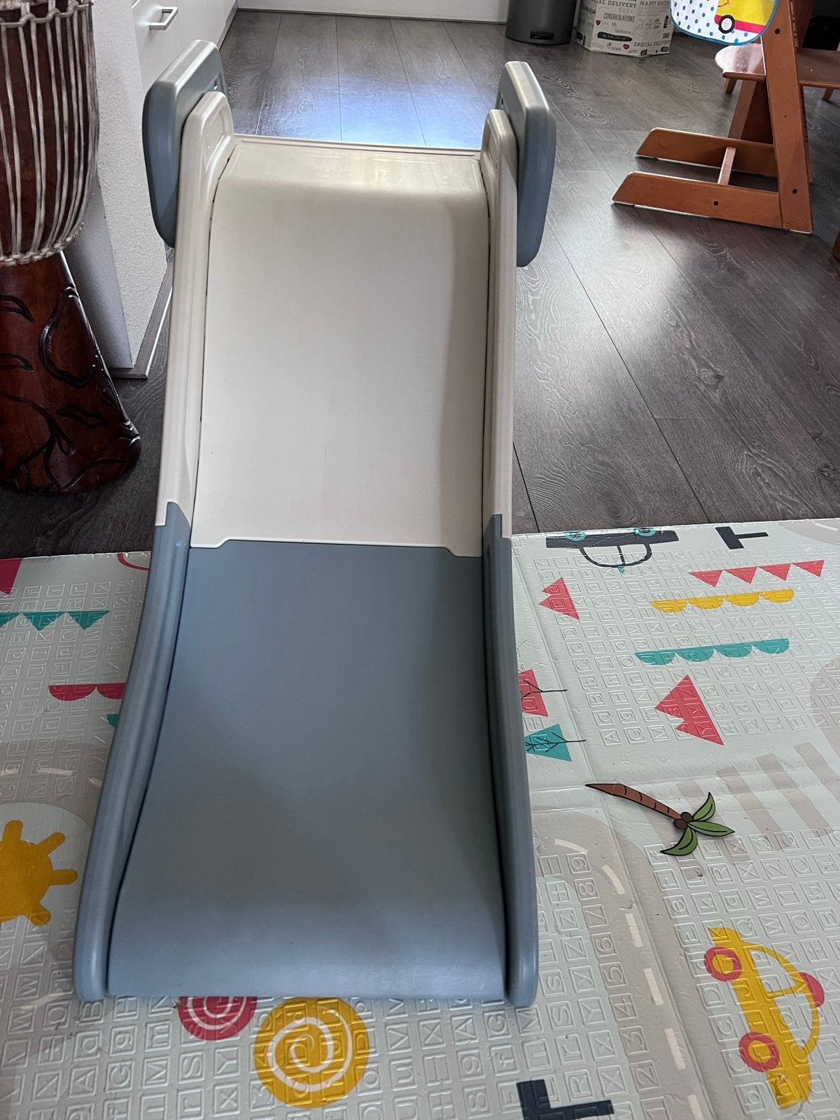 Babypods kinderglijbaan – blauw/grijs met crème, Ophalen, Zo goed als nieuw, Glijbaan
